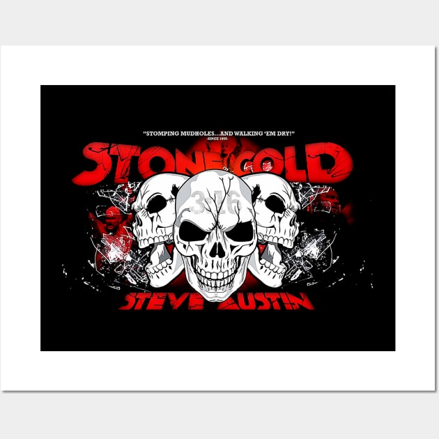 Stone Cold Steve Austin Defiance Wall Art by RianSanto